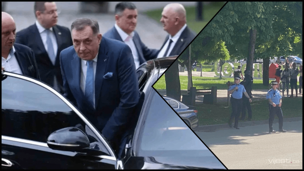 Dodik održao sastanak u Doboju: Pojačane mjere sigurnosti, slab odziv političara