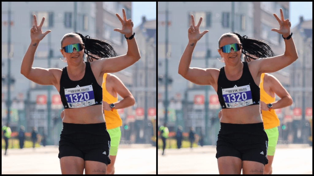 Srbijanska atletičarka izazvala reakcije pokazivanjem tri prsta na maratonu u Sarajevu