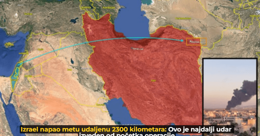 Izrael napao metu udaljenu 2300 kilometara: Ovo je najdalji udar izveden od početka operacije