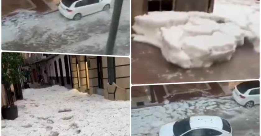 HAOS U ŠPANIJI: Nevrijeme sravnilo gradove, led kao teniske loptice, poplave prijete i Balkanu!