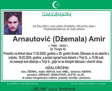 Tuga u Tinji: Otac preminuo nakon smrti oba sina, srce nije izdržalo bol