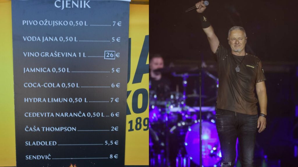 Ugostitelji na Thompsonovom koncertu u minusu: Gubitak i do 150.000 €, dok izvođač broji milione