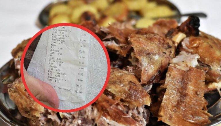 RAČUN OD 332 KM ZA RUČAK U JABLANICI ŠOKIRAO JAVNOST: Da li je jagnjetina postala luksuz za bogate? (FOTO)