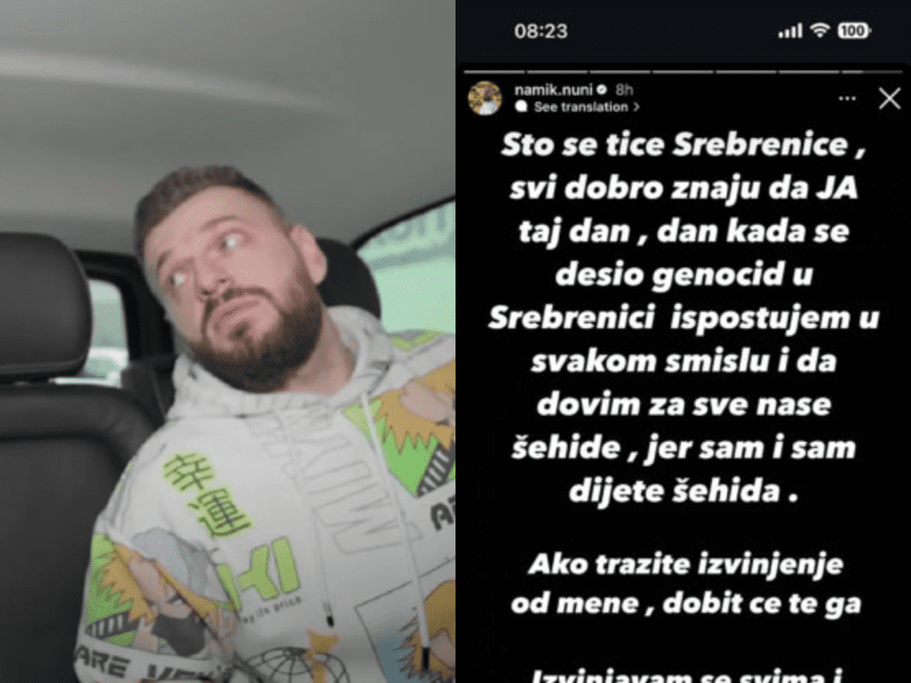 Nuni se izvinio zbog odgovora IShowSpeedu o Srebrenici: “Ako tražite izvinjenje, dobit ćete ga”