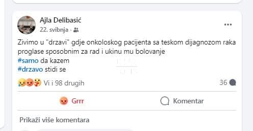 Ajla je molila za bolovanje, sistem je ignorisao, danas je više nema"