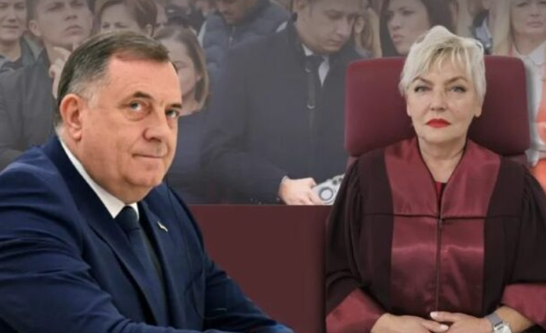 Sutkinja Sena Uzunović podnijela krivičnu prijavu protiv Milorada Dodika, traži istragu navoda o mitu