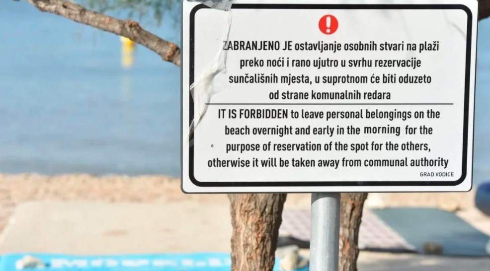 Fotografija s plaže u Hrvatskoj izazvala raspravu: 'Je li i vama ovo jadno?'