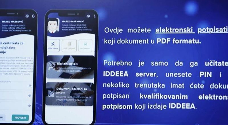 Nova e-IDDEEA aplikacija u BiH: Digitalna identifikacija, uvid u kazne i elektronski potpis