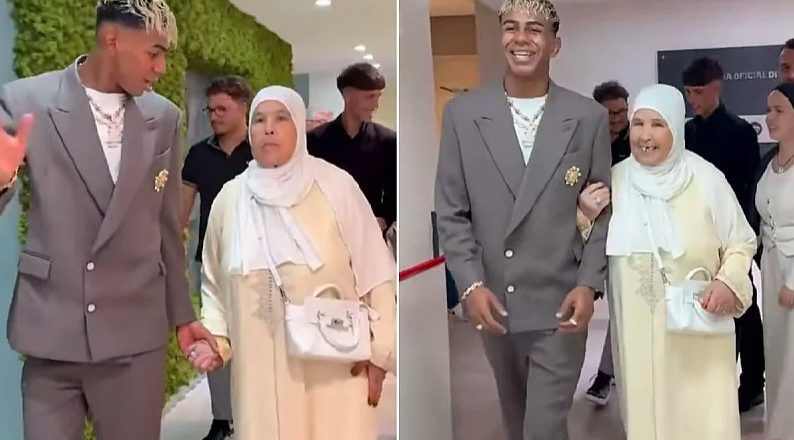 LAMINE YAMAL SA NANOM FATIMOM U BARCELONI: “NE ZNA ŠTA OVO ZNAČI, ALI VIDI DA SAM SRETAN”