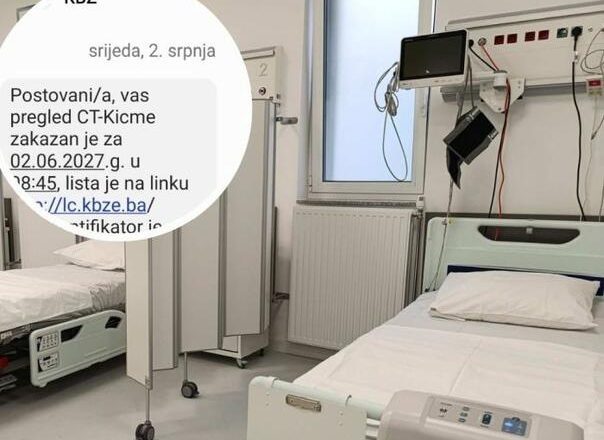 Nevjerovatno: Pacijentu u Zenici zakazan pregled kičme za 2027. godinu