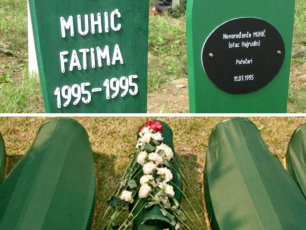Fatima Muhić beba ubijena u Srebrenici: Bez odjeće stavljena u kesu, pronađena u masovnoj grobnici