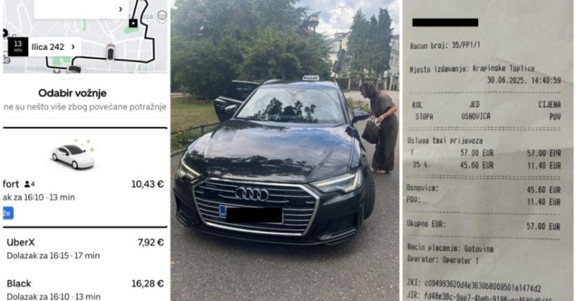 ŠOK U ZAGREBU: Putnica platila 57 eura za vožnju od 4 km – “Rekla sam mu u lice da je prevarant!”