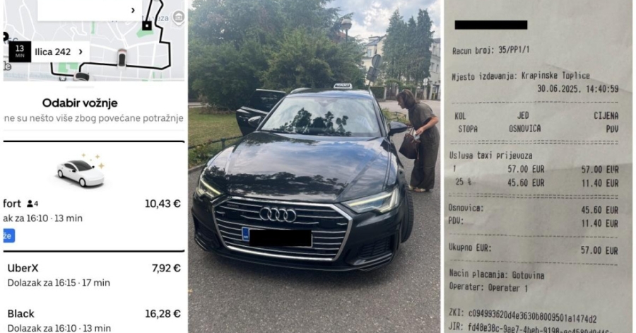 ŠOK U ZAGREBU: Putnica platila 57 eura za vožnju od 4 km – “Rekla sam mu u lice da je prevarant!”