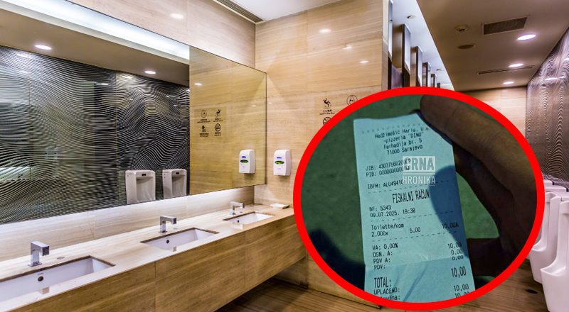 Sarajevska picerija šokirala građane: Korištenje WC-a naplaćuju 5 KM!
