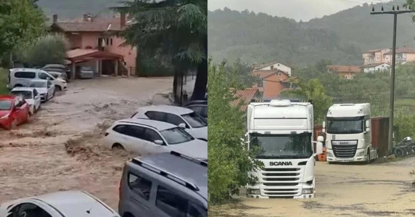 Snažno nevrijeme pogodilo Primorsku Sloveniju: poplave, klizišta i stotine intervencija