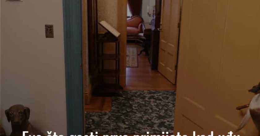 Šta gosti prvo primjećuju kada uđu u vašu kuću