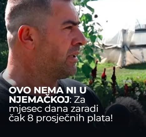 Za mjesec dana zaradi 8 prosječnih plata