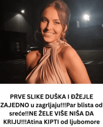 PRVE SLIKE DUŠKA I ĐŽEJLE ZAJEDNO u zagrljaju!!!Par blista od sreće!!NE ŽELE VIŠE NIŠA DA KRIJU!!!Atina KIPTI od ljubomore