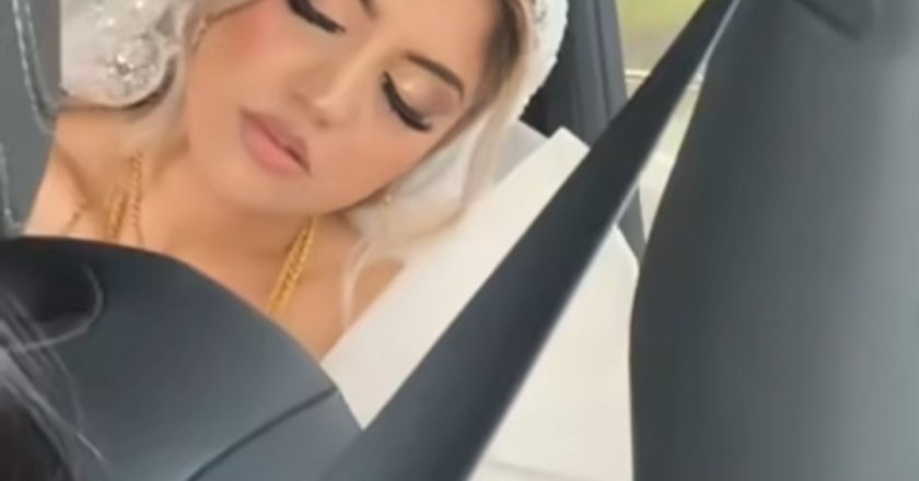 Mlada zaspala na putu do vlastitog vjenčanja – gosti u nevjerici