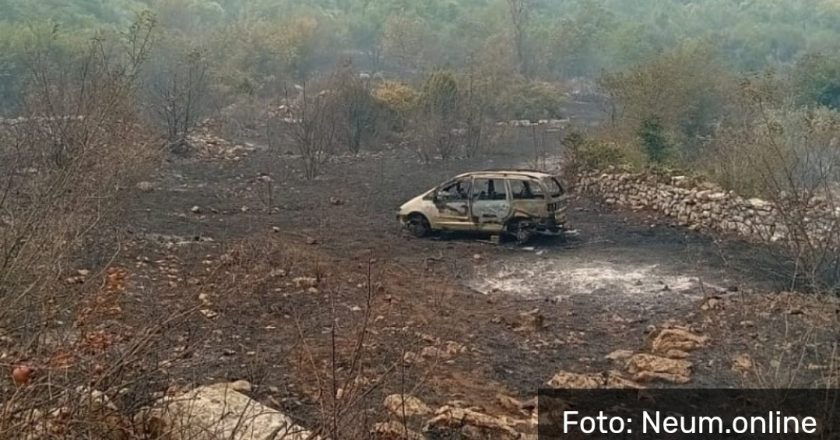 Požar kod Neuma prijeti kućama: Mještani Hutova u strahu za živote