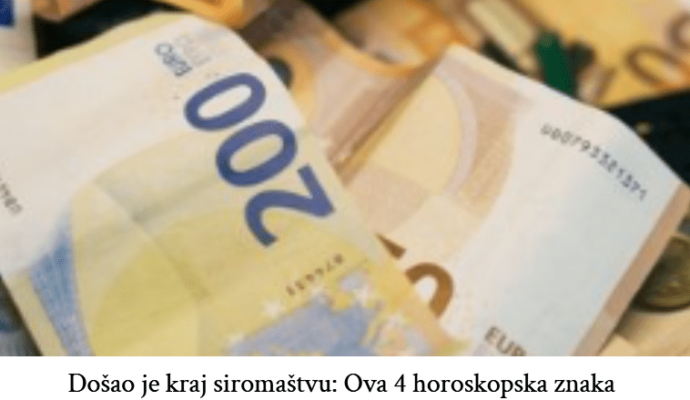 Došao je kraj siromaštvu: Ova 4 horoskopska znaka zarađuju brdo para u septembru