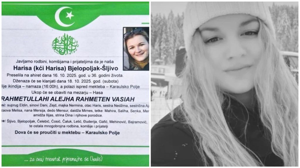 Kakanj u suzama: Preminula mlada majka Harisa Bjelopoljak-Šljivo