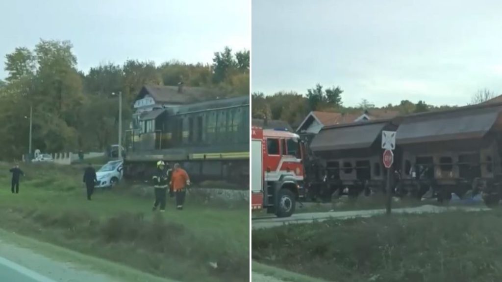 Drama u Srebreniku: Voz se zabio u automobil, vatrogasci na terenu