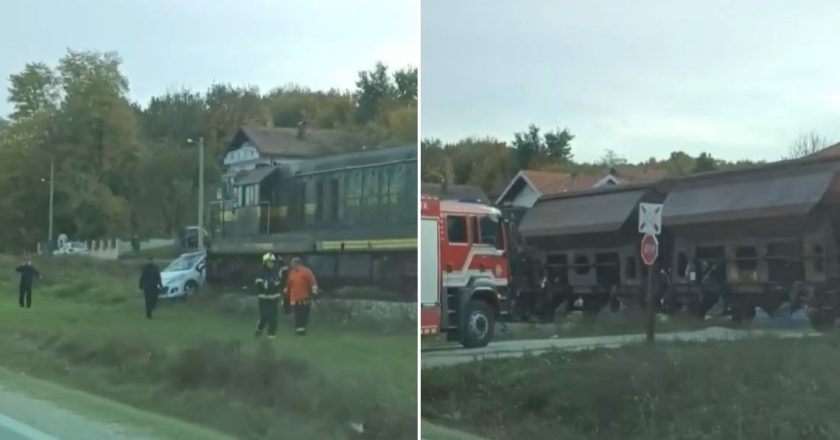 Drama u Srebreniku: Voz se zabio u automobil, vatrogasci na terenu