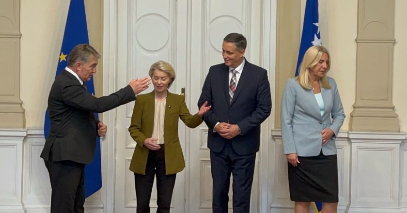 Ursula fon der Lajen u Sarajevu: Sastanak s Predsjedništvom BiH i posjeta Srebrenici