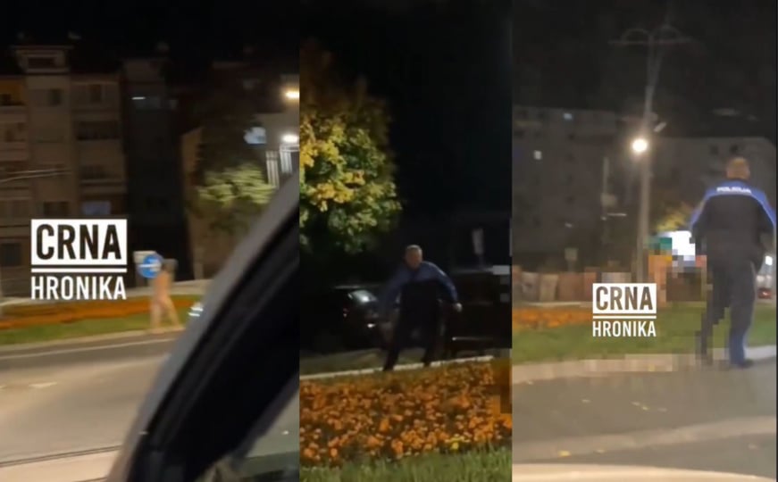 Nesvakidašnji incident u Vogošći: Nag muškarac trčao ulicom, policija intervenisala