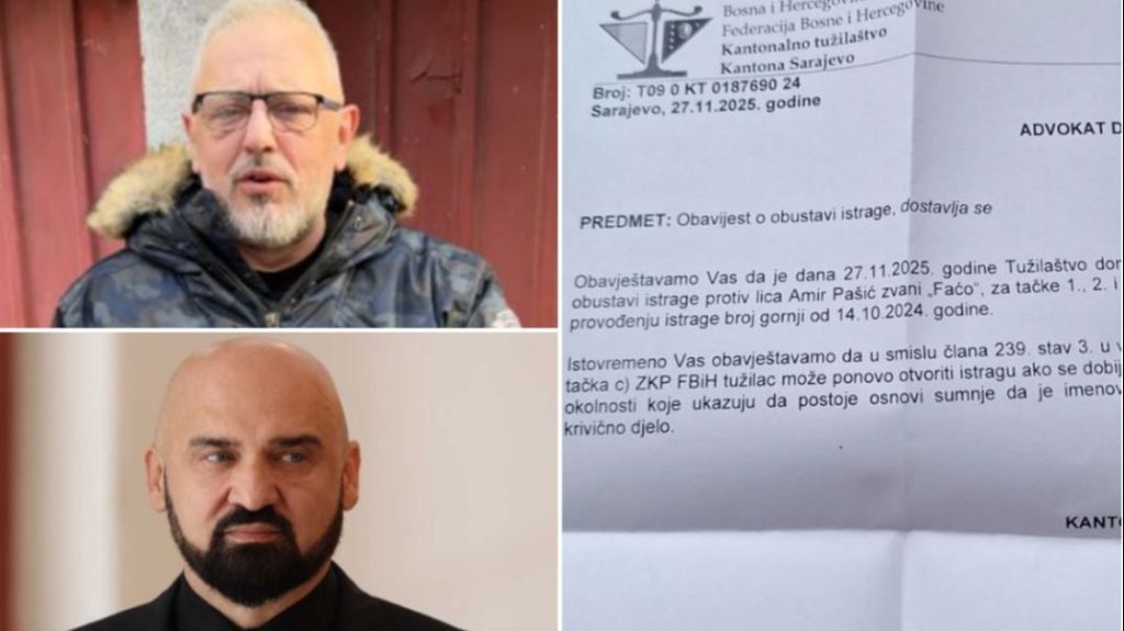 Obustavljena istraga protiv Amira Pašića Faće: Tužilaštvo KS utvrdilo da nije prijetio ministru Rami Isaku