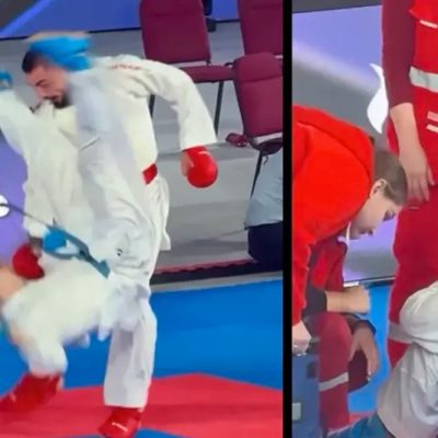 Pogledajte zašto su diskvalifikovali bh. karatistu nakon što je oborio Rusa!