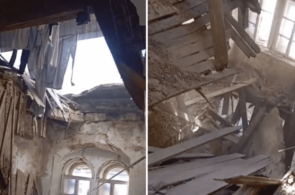 Izbjegnuta tragedija u Mostaru: Urušio se kompletan strop ambulante porodične medicine, osoblje i pacijenti pobjegli u posljednji tren (VIDEO)