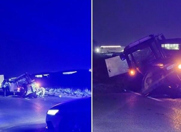 Strašan sudar na bh. cestama: Traktor se prepolovio