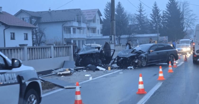 Prometna nesreća u Novoj Biloj usporila saobraćaj: Kolone u oba smjera
