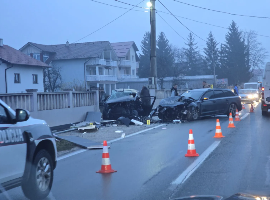 Prometna nesreća u Novoj Biloj usporila saobraćaj: Kolone u oba smjera