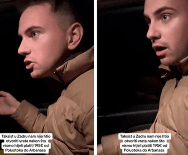 Taksista u Hrvatskoj zaključao muzičara u autu: Za vožnju od par kilometara tražio 195 eura (VIDEO)