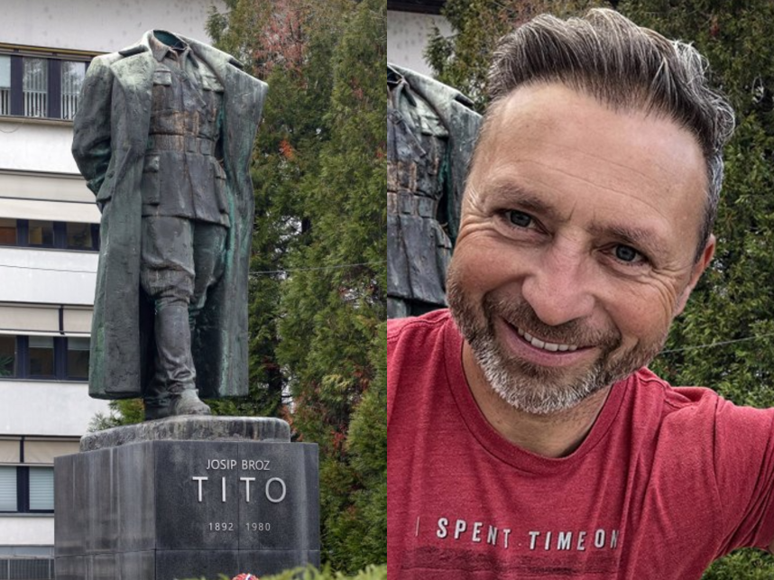 Ovo je muškarac koji je uklonio glavu sa Titovog kipa