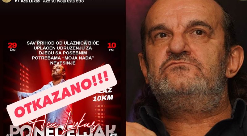 Poznati influenser zaslužan za otkazivanje koncerta Aci Lukasu u Nevesinju