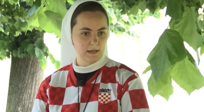 Ovo je časna sestra koja je sama sebe povrijedila nožem i izmislila da je za to kriv migrant