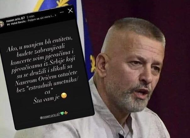 Naser Orić: Budete li branili nastupe, ostaćete bez estrade