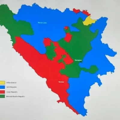 U Zagrebu predstavljena karta BiH sa tri entiteta – reakcije već stižu