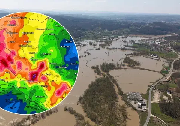 UPOZORENJE ZA DIJELOVE BIH: Prijete obilne padavine i moguće poplave