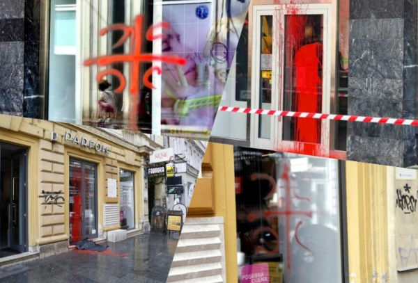 GRAĐANI U ŠOKU: U centru Sarajeva osvanuli sporni grafiti sa “četiri S” (FOTO)
