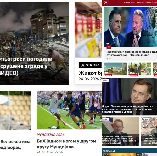 Neka se drugi raduju: Evo kako su Dodikovi mediji ispratili historijski uspjeh Bosne i Hercegovine