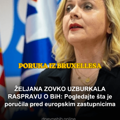 ZOVKO U EUROPSKOM PARLAMENTU OTKRILA ŠTA KOČI BiH: Poruka o europskoj budućnosti odjeknula u Bruxellesu