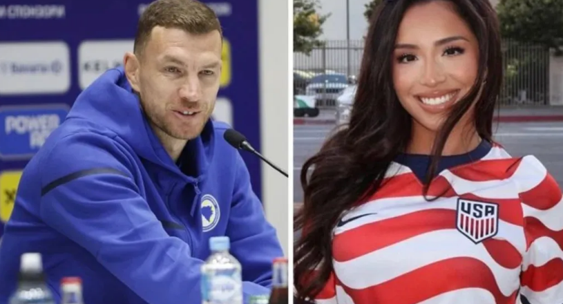 Američka novinarka ismijala Bosnu i Hercegovinu, Džeko joj nije ostao dužan