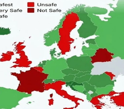 OBJAVLJENA NOVA KARTA EVROPE: Jedan detalj o BiH privukao je posebnu pažnju (FOTO)