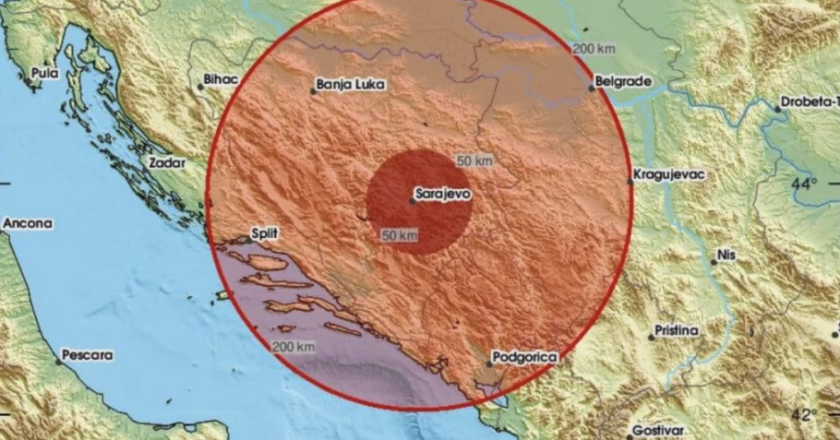 Opet se zatreslo kod Sarajeva: Zemljotres registrovan na istom mjestu kao i prije nekoliko dana