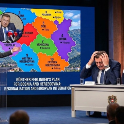 PANIKA U BEOGRADU I BANJA LUCI: Vučić i Dodik žestoko reagovali na Fehlingerovu mapu